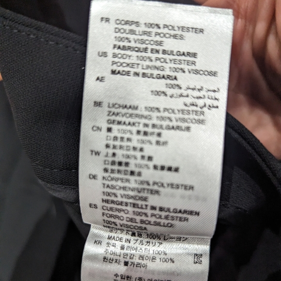 Sandro Paris Women's Black Flared High-Rise Pants Italy - size 40 - black - medi - Picture 6 of 8